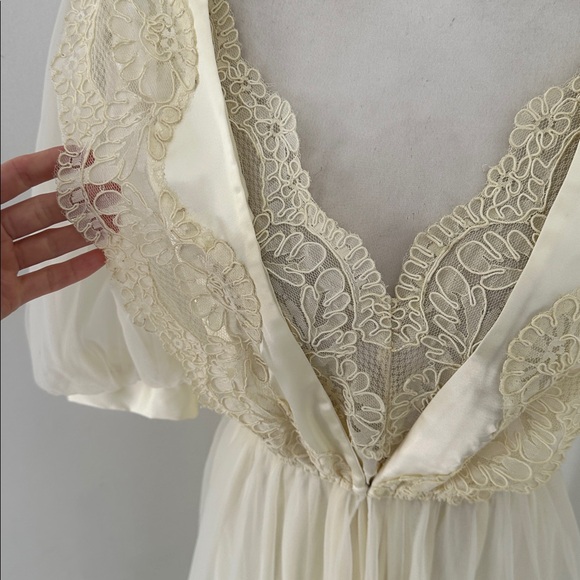 Vintage Victoria Secret 80s USA Made Angelic Peignoir Set - Picture 4 of 10